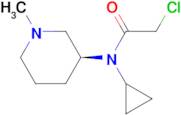 2-Chloro-N-cyclopropyl-N-((S)-1-methyl-piperidin-3-yl)-acetamide