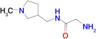 2-Amino-N-(1-methyl-pyrrolidin-3-ylmethyl)-acetamide