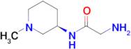 2-Amino-N-((R)-1-methyl-piperidin-3-yl)-acetamide