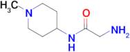 2-Amino-N-(1-methyl-piperidin-4-yl)-acetamide