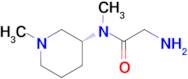 2-Amino-N-methyl-N-((R)-1-methyl-piperidin-3-yl)-acetamide