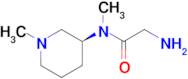 2-Amino-N-methyl-N-((S)-1-methyl-piperidin-3-yl)-acetamide