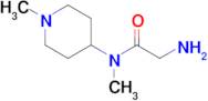 2-Amino-N-methyl-N-(1-methyl-piperidin-4-yl)-acetamide