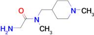 2-Amino-N-methyl-N-(1-methyl-piperidin-4-ylmethyl)-acetamide