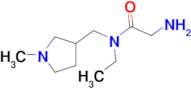 2-Amino-N-ethyl-N-(1-methyl-pyrrolidin-3-ylmethyl)-acetamide