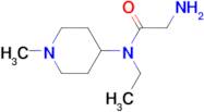 2-Amino-N-ethyl-N-(1-methyl-piperidin-4-yl)-acetamide