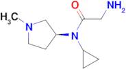 2-Amino-N-cyclopropyl-N-((S)-1-methyl-pyrrolidin-3-yl)-acetamide