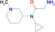 2-Amino-N-cyclopropyl-N-((R)-1-methyl-piperidin-3-yl)-acetamide