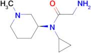 2-Amino-N-cyclopropyl-N-((S)-1-methyl-piperidin-3-yl)-acetamide