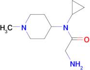 2-Amino-N-cyclopropyl-N-(1-methyl-piperidin-4-yl)-acetamide