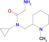 2-Amino-N-cyclopropyl-N-(1-methyl-piperidin-2-ylmethyl)-acetamide