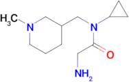 2-Amino-N-cyclopropyl-N-(1-methyl-piperidin-3-ylmethyl)-acetamide