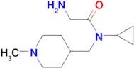 2-Amino-N-cyclopropyl-N-(1-methyl-piperidin-4-ylmethyl)-acetamide