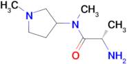 (S)-2-Amino-N-methyl-N-(1-methyl-pyrrolidin-3-yl)-propionamide