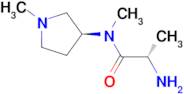 (S)-2-Amino-N-methyl-N-((S)-1-methyl-pyrrolidin-3-yl)-propionamide