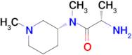 (S)-2-Amino-N-methyl-N-((R)-1-methyl-piperidin-3-yl)-propionamide