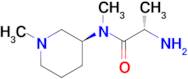 (S)-2-Amino-N-methyl-N-((S)-1-methyl-piperidin-3-yl)-propionamide