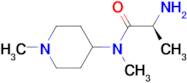 (S)-2-Amino-N-methyl-N-(1-methyl-piperidin-4-yl)-propionamide