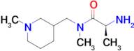 (S)-2-Amino-N-methyl-N-(1-methyl-piperidin-3-ylmethyl)-propionamide