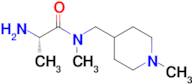 (S)-2-Amino-N-methyl-N-(1-methyl-piperidin-4-ylmethyl)-propionamide