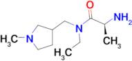 (S)-2-Amino-N-ethyl-N-(1-methyl-pyrrolidin-3-ylmethyl)-propionamide