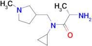 (S)-2-Amino-N-cyclopropyl-N-(1-methyl-pyrrolidin-3-ylmethyl)-propionamide