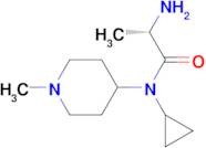 (S)-2-Amino-N-cyclopropyl-N-(1-methyl-piperidin-4-yl)-propionamide