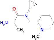 (S)-2-Amino-N-cyclopropyl-N-(1-methyl-piperidin-2-ylmethyl)-propionamide