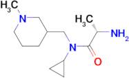 (S)-2-Amino-N-cyclopropyl-N-(1-methyl-piperidin-3-ylmethyl)-propionamide