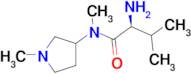 (S)-2-Amino-3,N-dimethyl-N-(1-methyl-pyrrolidin-3-yl)-butyramide