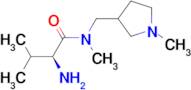 (S)-2-Amino-3,N-dimethyl-N-(1-methyl-pyrrolidin-3-ylmethyl)-butyramide