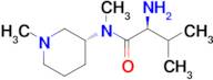 (S)-2-Amino-3,N-dimethyl-N-((R)-1-methyl-piperidin-3-yl)-butyramide