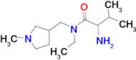 (S)-2-Amino-N-ethyl-3-methyl-N-(1-methyl-pyrrolidin-3-ylmethyl)-butyramide