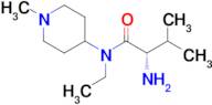 (S)-2-Amino-N-ethyl-3-methyl-N-(1-methyl-piperidin-4-yl)-butyramide