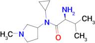 (S)-2-Amino-N-cyclopropyl-3-methyl-N-(1-methyl-pyrrolidin-3-yl)-butyramide