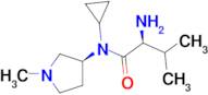 (S)-2-Amino-N-cyclopropyl-3-methyl-N-((S)-1-methyl-pyrrolidin-3-yl)-butyramide