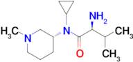 (S)-2-Amino-N-cyclopropyl-3-methyl-N-((R)-1-methyl-piperidin-3-yl)-butyramide