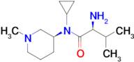 (S)-2-Amino-N-cyclopropyl-3-methyl-N-((S)-1-methyl-piperidin-3-yl)-butyramide