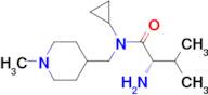 (S)-2-Amino-N-cyclopropyl-3-methyl-N-(1-methyl-piperidin-4-ylmethyl)-butyramide