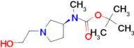 [(S)-1-(2-Hydroxy-ethyl)-pyrrolidin-3-yl]-methyl-carbamic acid tert-butyl ester