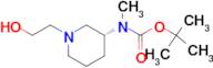 [(R)-1-(2-Hydroxy-ethyl)-piperidin-3-yl]-methyl-carbamic acid tert-butyl ester