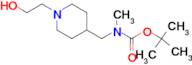 [1-(2-Hydroxy-ethyl)-piperidin-4-ylmethyl]-methyl-carbamic acid tert-butyl ester