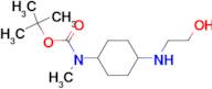 [4-(2-Hydroxy-ethylamino)-cyclohexyl]-methyl-carbamic acid tert-butyl ester