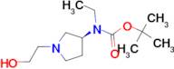 Ethyl-[(S)-1-(2-hydroxy-ethyl)-pyrrolidin-3-yl]-carbamic acid tert-butyl ester