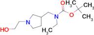 Ethyl-[1-(2-hydroxy-ethyl)-pyrrolidin-3-ylmethyl]-carbamic acid tert-butyl ester