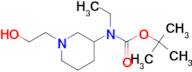 Ethyl-[1-(2-hydroxy-ethyl)-piperidin-3-yl]-carbamic acid tert-butyl ester