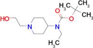 Ethyl-[1-(2-hydroxy-ethyl)-piperidin-4-yl]-carbamic acid tert-butyl ester