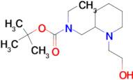 Ethyl-[1-(2-hydroxy-ethyl)-piperidin-2-ylmethyl]-carbamic acid tert-butyl ester