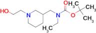 Ethyl-[1-(2-hydroxy-ethyl)-piperidin-3-ylmethyl]-carbamic acid tert-butyl ester