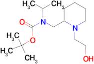 [1-(2-Hydroxy-ethyl)-piperidin-2-ylmethyl]-isopropyl-carbamic acid tert-butyl ester